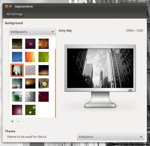 changing themes in Ubuntu 11.10