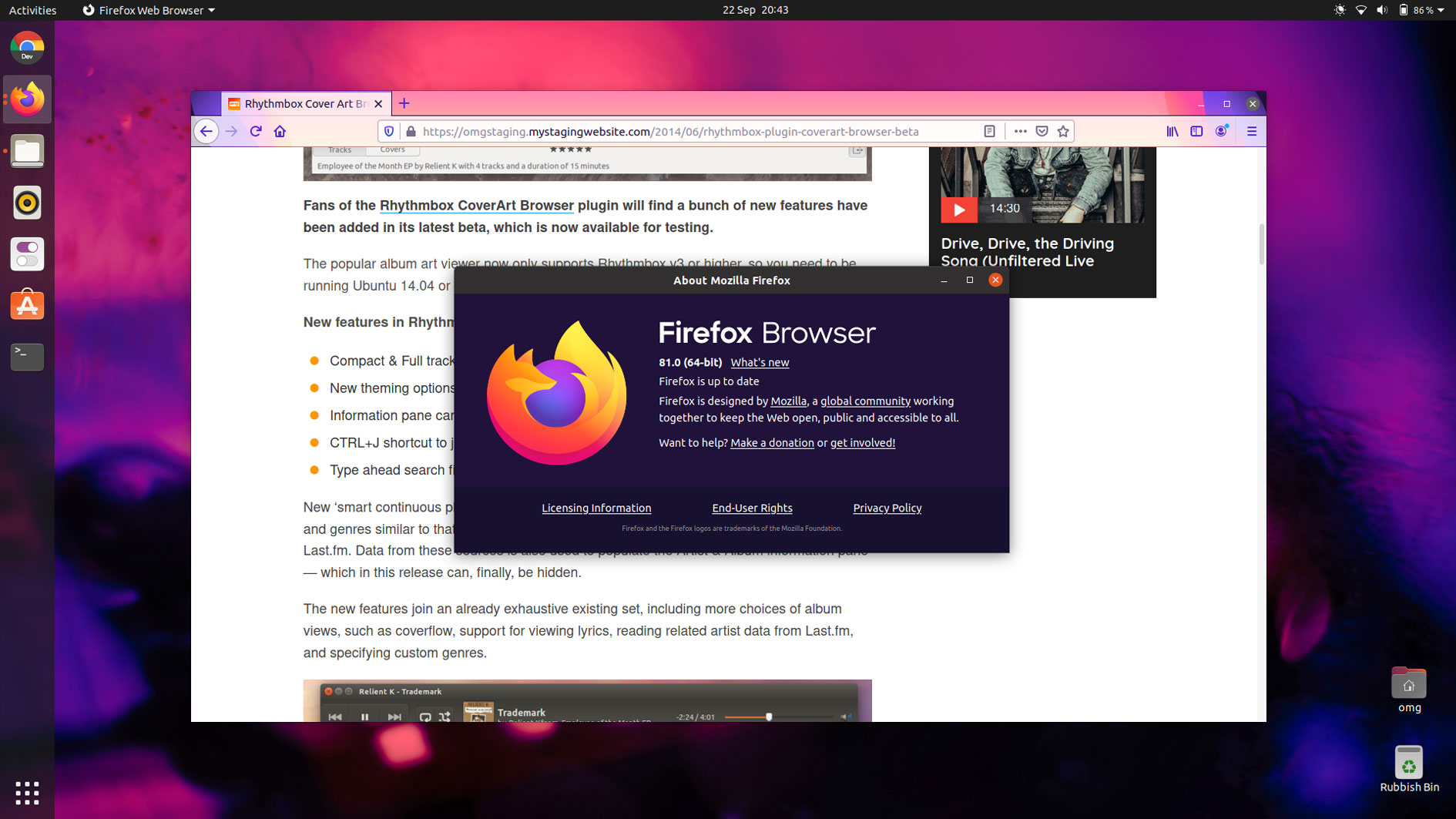 Firefox on my first smart tv. : r/firefox